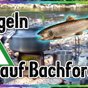 Angeln mit Blinker und Gummifisch auf Bachforelle | Man at Wild